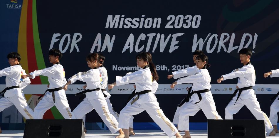 TAFISA Mission 2030 태권도 시범